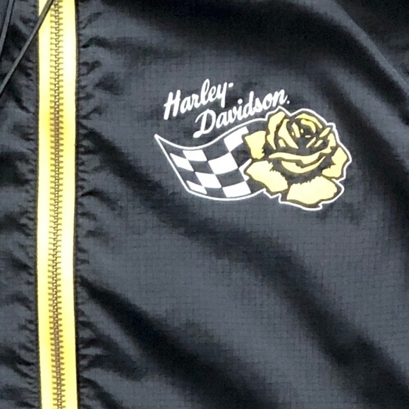 Harley Davidson, Bar & Shield, Packable, Anorack, Womens, Hooded Windbreaker, XS - Picture 6 of 16